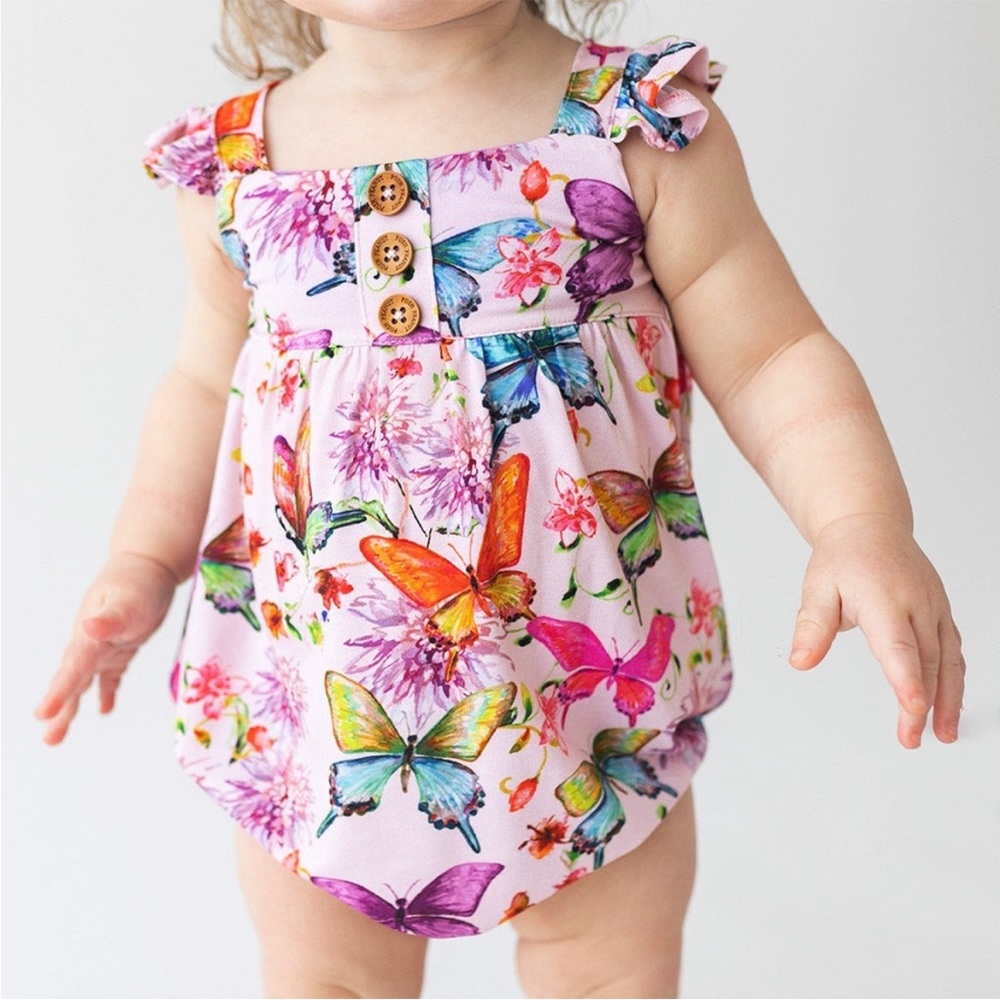 Posh peanut bubble romper NWT